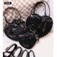 Sheep Puff Cookie Heart Matte Edition Bags(Reservation/5 Colours/3 Sizes/Full Payment Without Shipping)